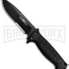 M&P Grip Swap Black Fixed Blade Knife - Black Serr