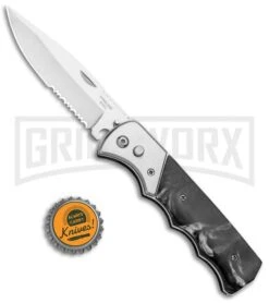 Super Knife Dingo Black Marble Acrylic Automatic Knife - Satin Serr 7 Super Knife Dingo Black Marble Acrylic Automatic Knife - Satin Serr -Elite Knives Shop Super Knife Dingo Black Marble Acrylic Auto Satin Serr GA623SLMBK GX 33496 jr bottlecap large