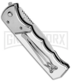 Super Knife Dingo Black Marble Acrylic Automatic Knife - Satin Serr 6 Super Knife Dingo Black Marble Acrylic Automatic Knife - Satin Serr -Elite Knives Shop Super Knife Dingo Black Marble Acrylic Auto Satin Serr GA623SLMBK GX 33496 jr side large