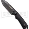 Tac-Force Modern Evolution Black G-10 Fixed Blade Knife - Black Stonewash Plain