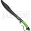 Z-Hunter El Fin Green Machete - Black Plain