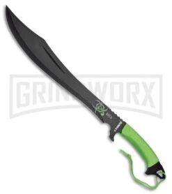 Z-Hunter El Fin Green Machete - Black Plain