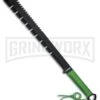 Z-Hunter Liquidator Green Machete - Black Fully Serr
