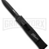AKC Minion Concord Black OTF Automatic Knife - Dagger Black Plain
