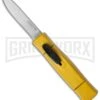AKC Minion Concord Yellow OTF Automatic Knife - Satin Plain