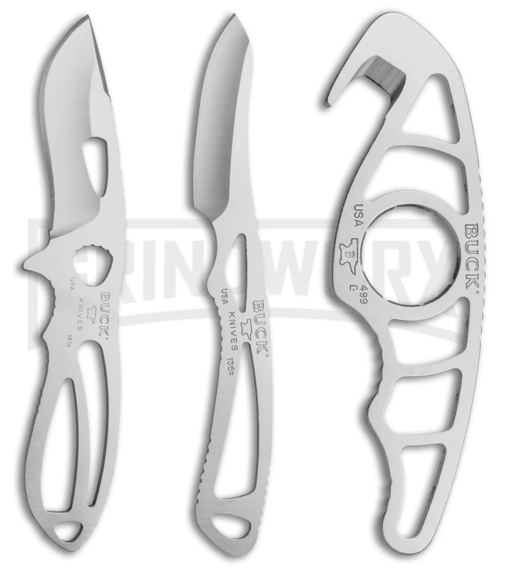 Buck Knives PakLite FieldMaster Knife Set With Realtree Camo Sheath - Satin 1 Buck Knives PakLite FieldMaster Knife Set With Realtree Camo Sheath - Satin