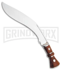 Tallen Raven Claw Kukri Stainless Steel Fixed Blade Knife - Mirror Plain