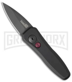 Kershaw Launch 4 Black Automatic Knife CA Legal - Black Plain