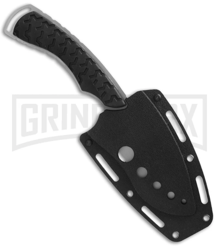 Mantis Backbone Black Fixed Blade Knife - Bead Blast Plain 2 Mantis Backbone Black Fixed Blade Knife - Bead Blast Plain - Image 2