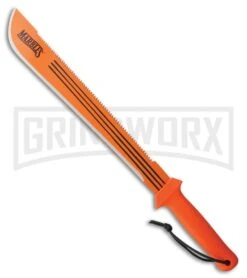 Marble's Finebite Orange 18" Sawback Machete