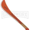 Marbles Swamp Master Machete (24.25") Wood - Orange Plain