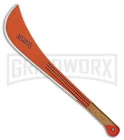 Marbles Swamp Master Machete (24.25") Wood - Orange Plain