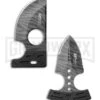 M-Tech Push Combo Knife Set Tiger Stripe G-10 - Set Of 2