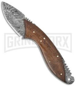 Precursor S1 Fixed Blade Knife - Damascus Plain