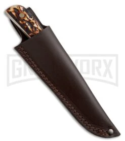 Schrade Uncle Henry Wolverine Fixed Blade Knife 162UH - Satin Plain -Elite Knives Shop schrade 162uh sheath large