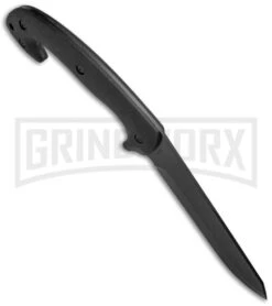 Schrade SCHF43 Frontier Black TPE Fixed Blade Knife - Black Plain -Elite Knives Shop schrade fixed schf43 BHQ 36733 jr spine large