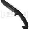 Schrade SCHF43 Frontier Black TPE Fixed Blade Knife - Black Plain