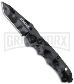 Schrade Mini Extreme Survival SC60MCT Urban Camo Automatic - Tanto Plain