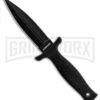 Schrade SCHF19 Compact Boot D/E Fixed Blade Knife - Black Plain