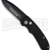 Smith & Wesson Extreme Ops SW50B Black Automatic Knife - Black Plain