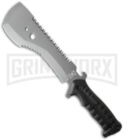 United Cutlery M48 Ops Sawback Smatchet Knife - Black Serr